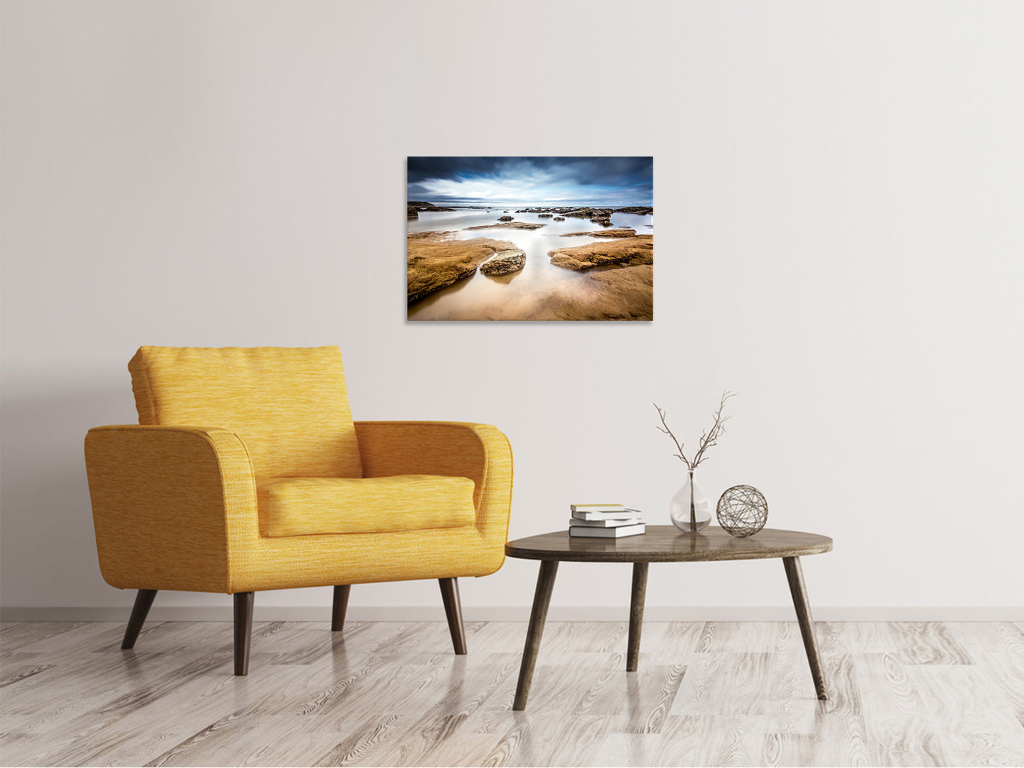 Leinwandbild Mystische Stimmung am Meer