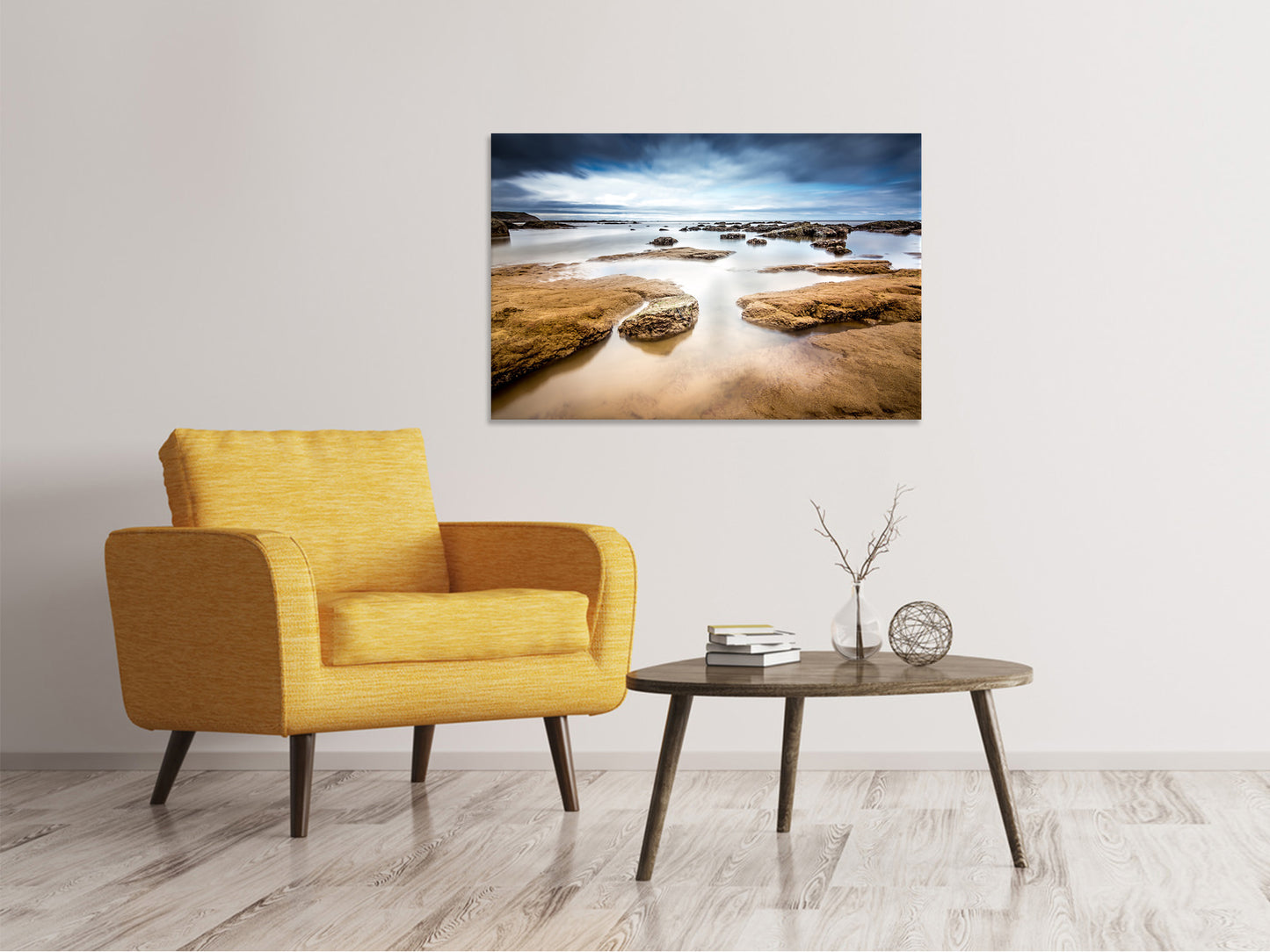Leinwandbild Mystische Stimmung am Meer