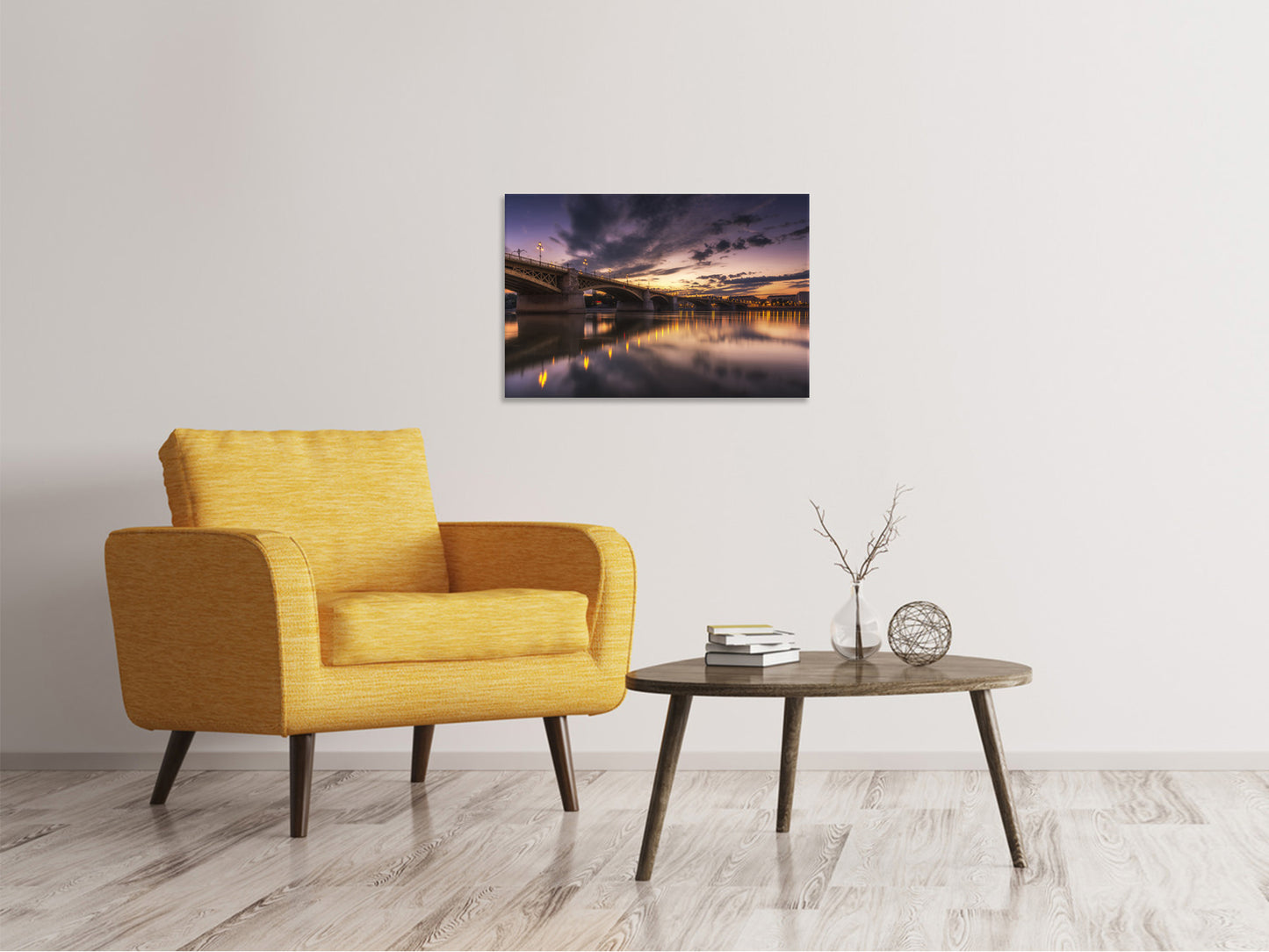 Leinwandbild Romantisches Abendlicht