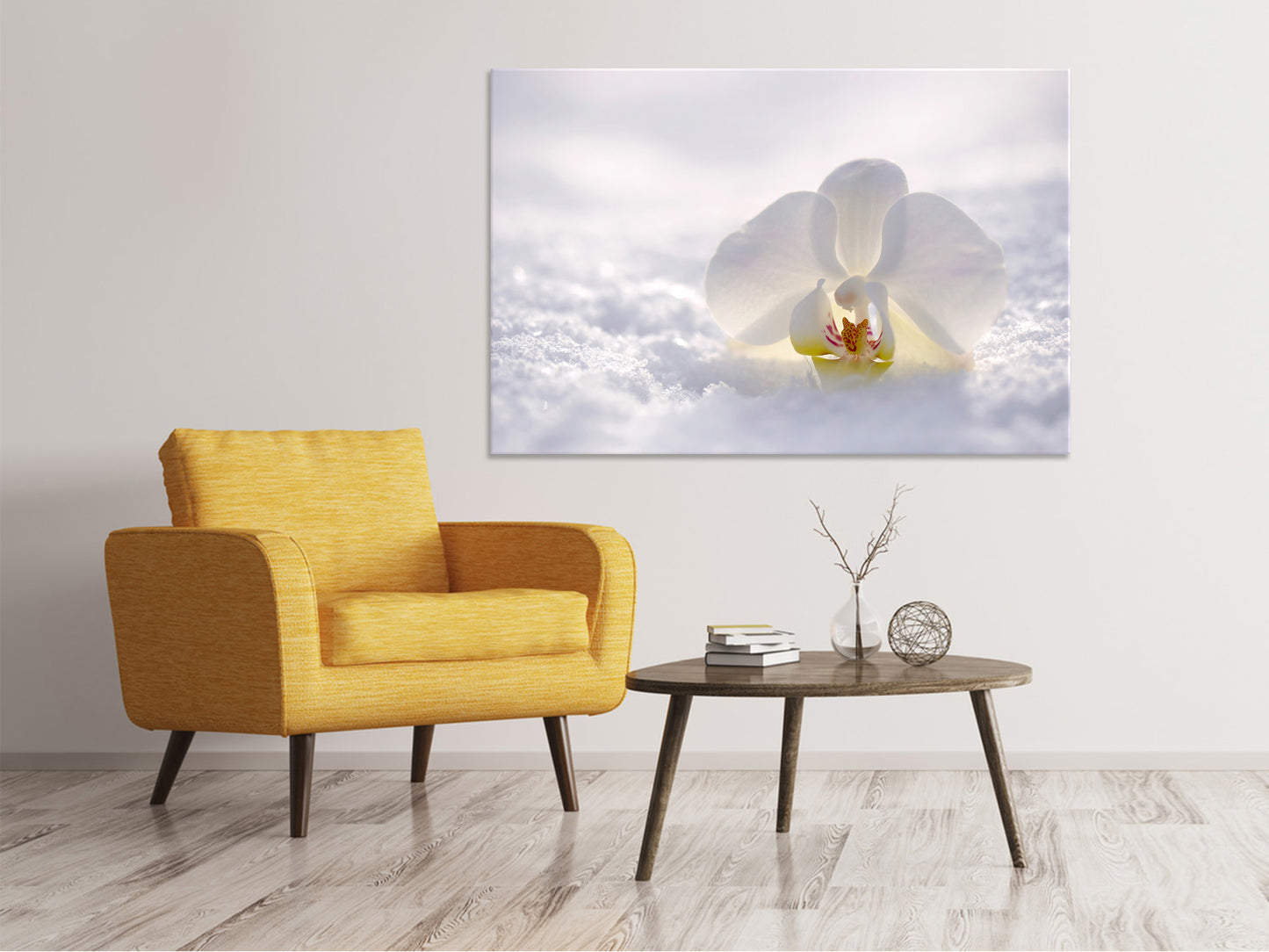 Leinwandbild Die Orchideen Blüte