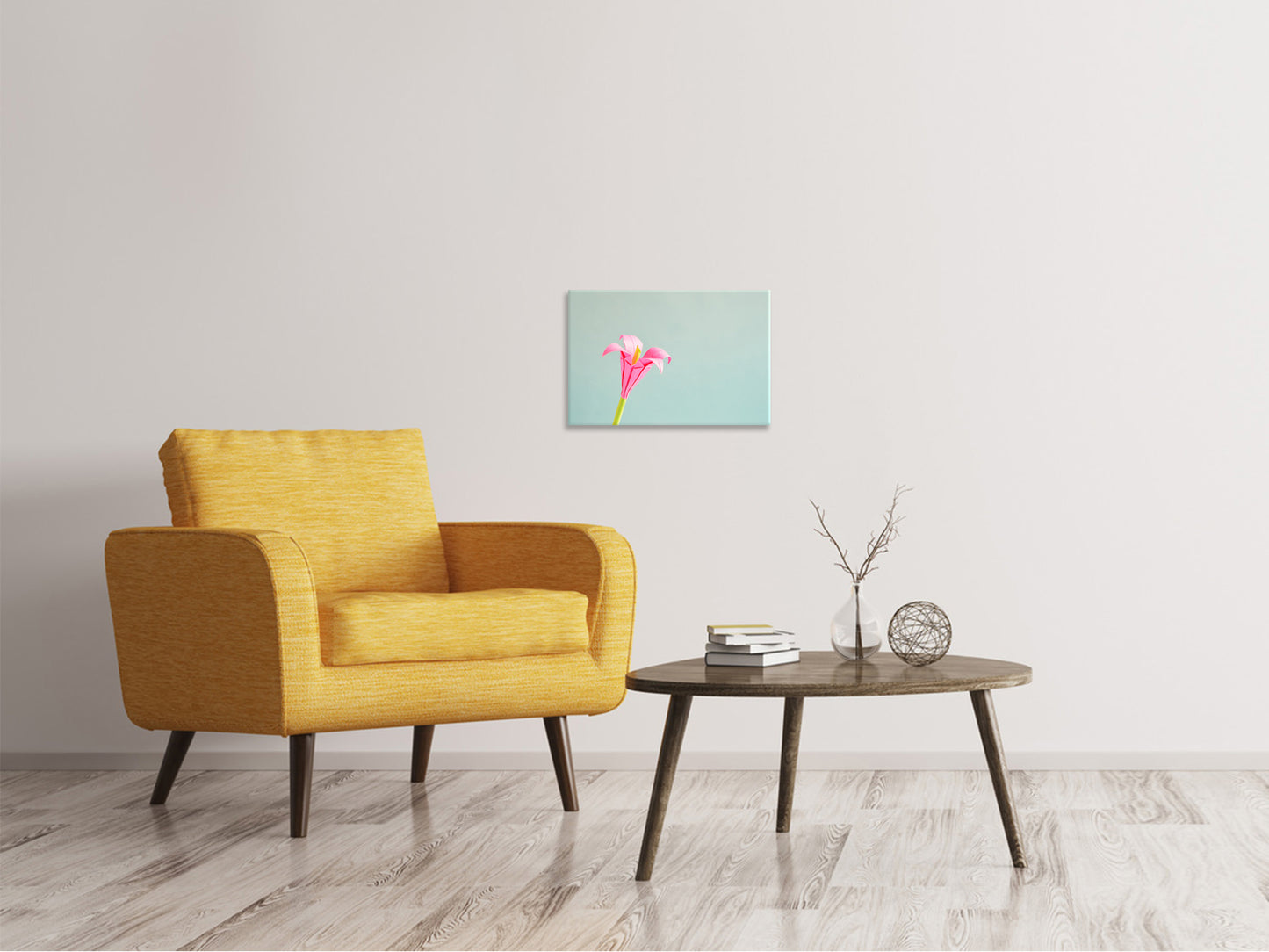 Leinwandbild Blumen Origami