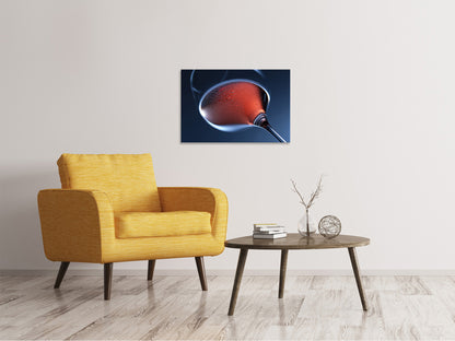 Leinwandbild Ein Glas Rose