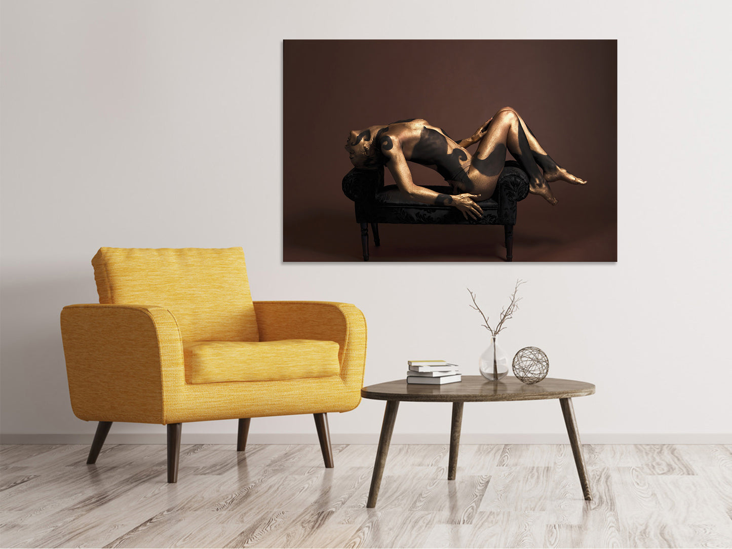 Leinwandbild Kunst auf dem Körper