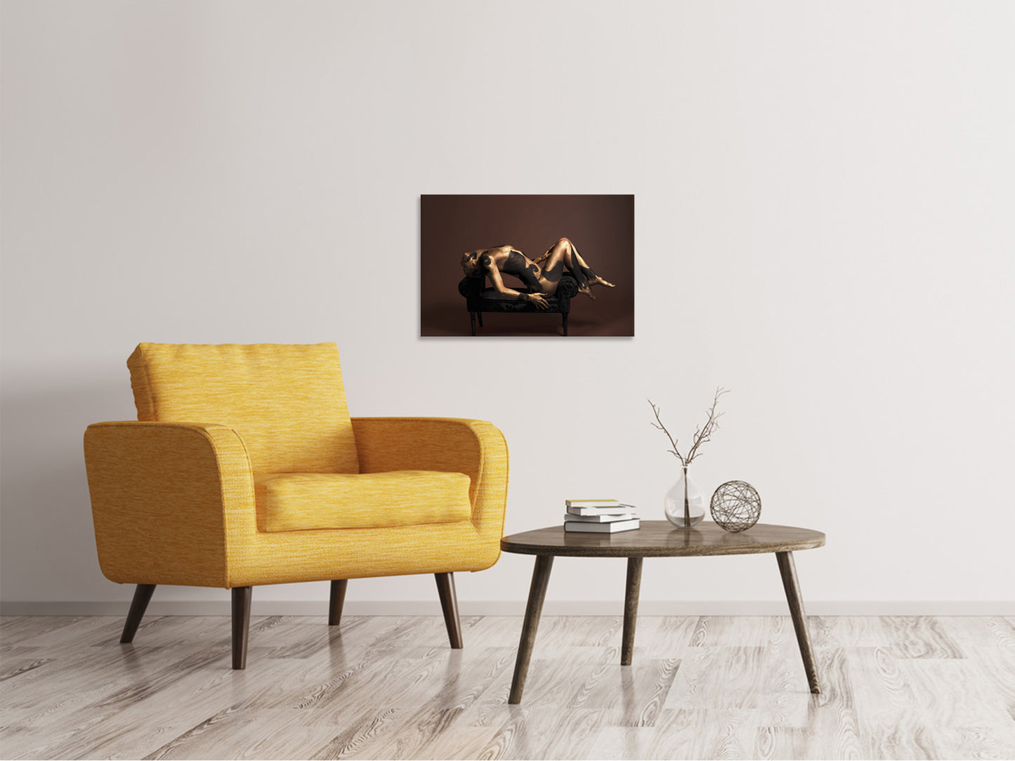 Leinwandbild Kunst auf dem Körper