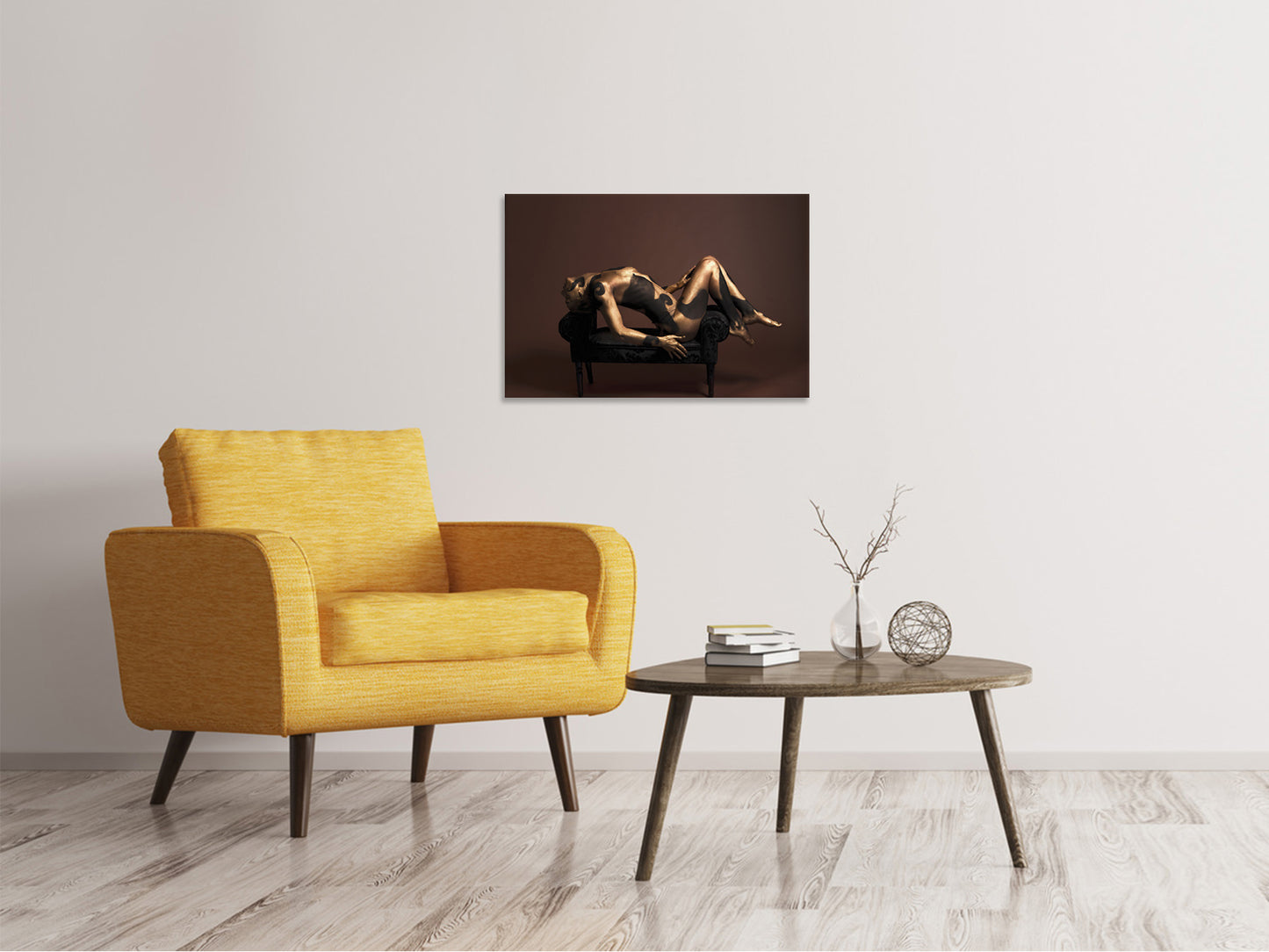 Leinwandbild Kunst auf dem Körper