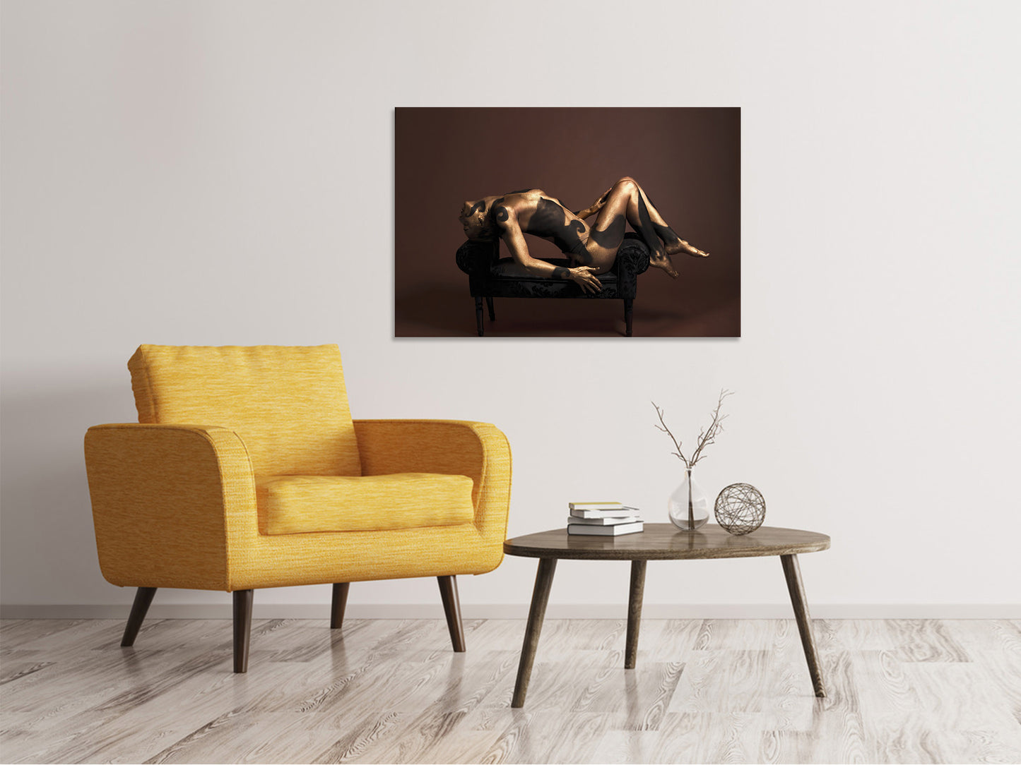 Leinwandbild Kunst auf dem Körper