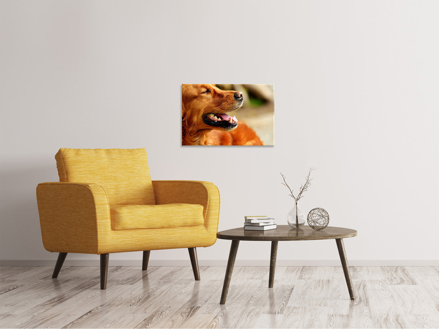 Leinwandbild Irish Setter Schnauze