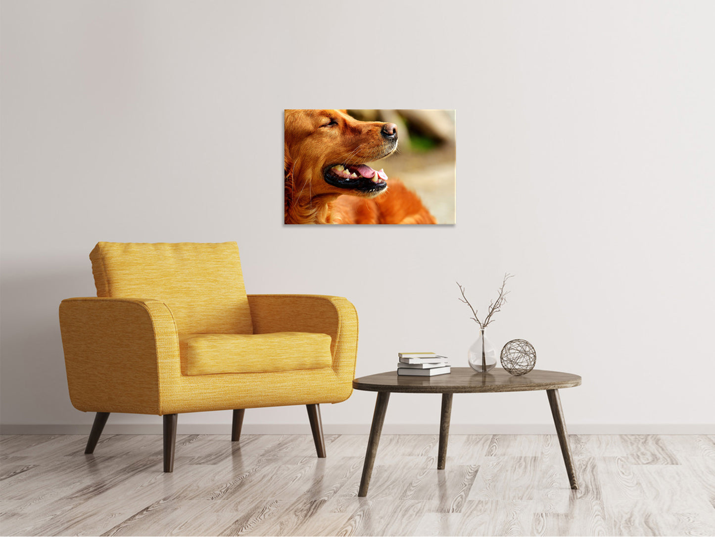 Leinwandbild Irish Setter Schnauze