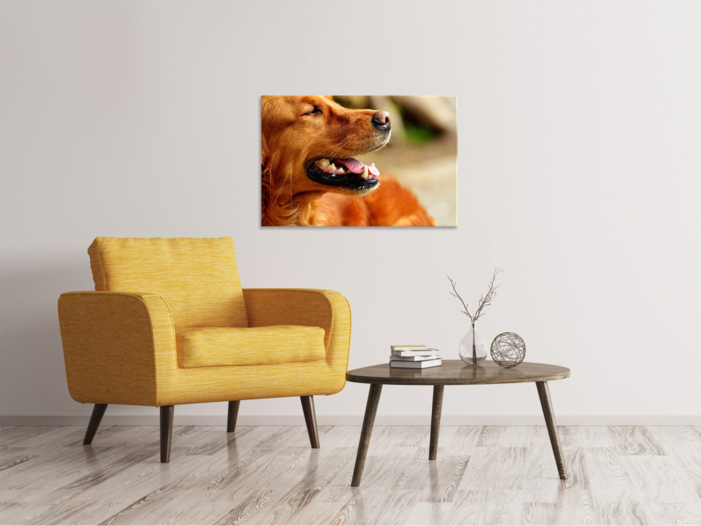 Leinwandbild Irish Setter Schnauze