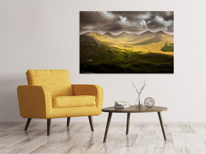 Leinwandbild Mystische Bergwelt