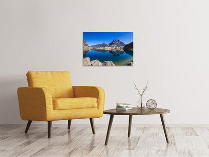 Leinwandbild Beruhigender Bergsee