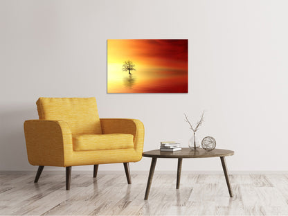 Leinwandbild Der Baum im Wasser