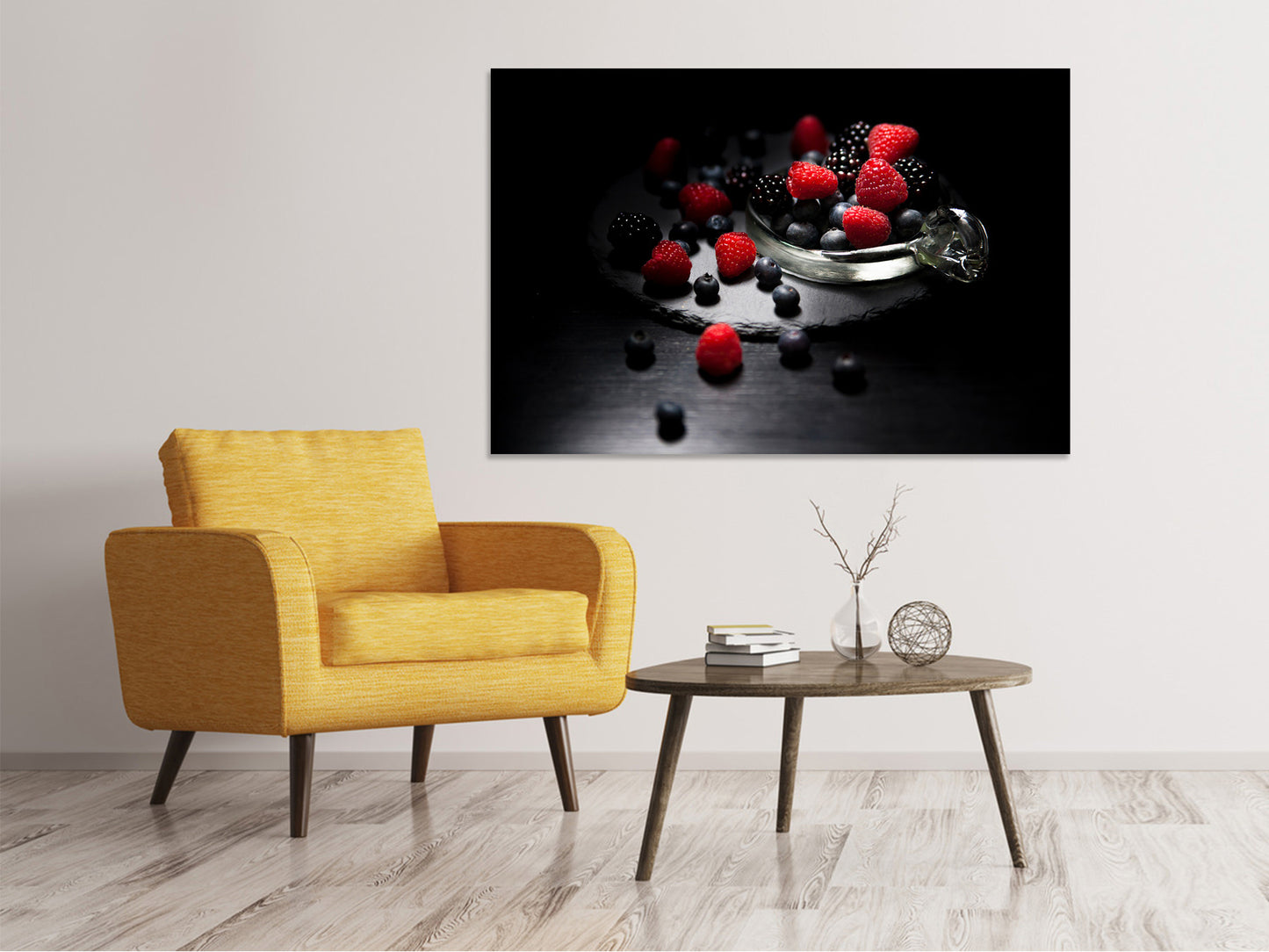 Leinwandbild Die Vielfalt der Beeren