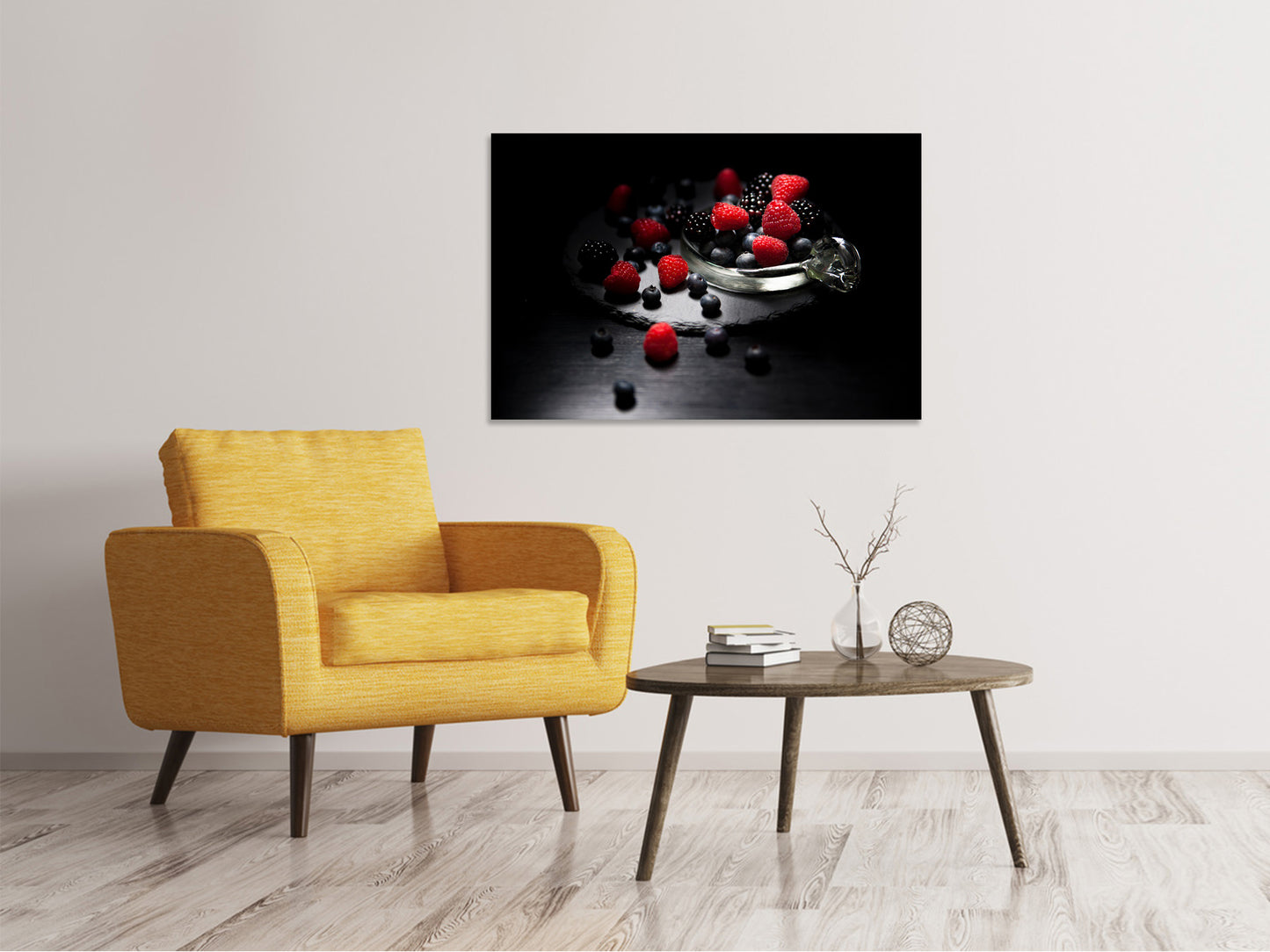 Leinwandbild Die Vielfalt der Beeren