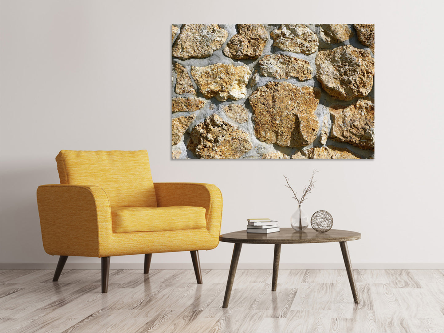Leinwandbild XL Steine