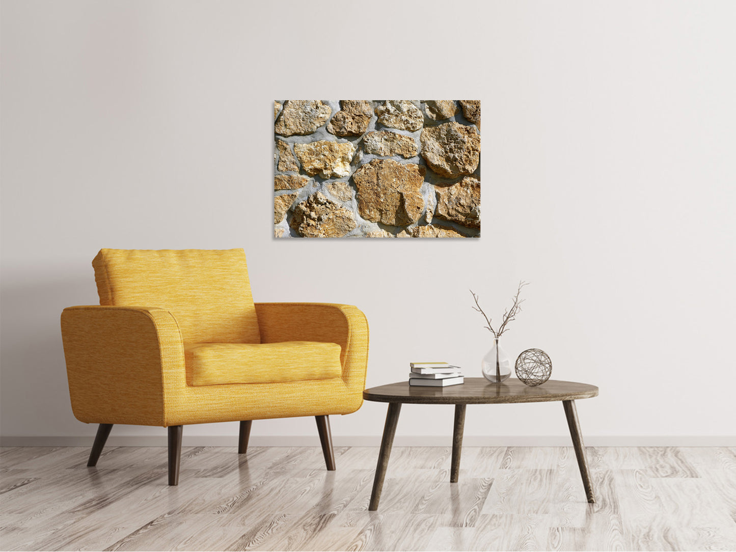 Leinwandbild XL Steine