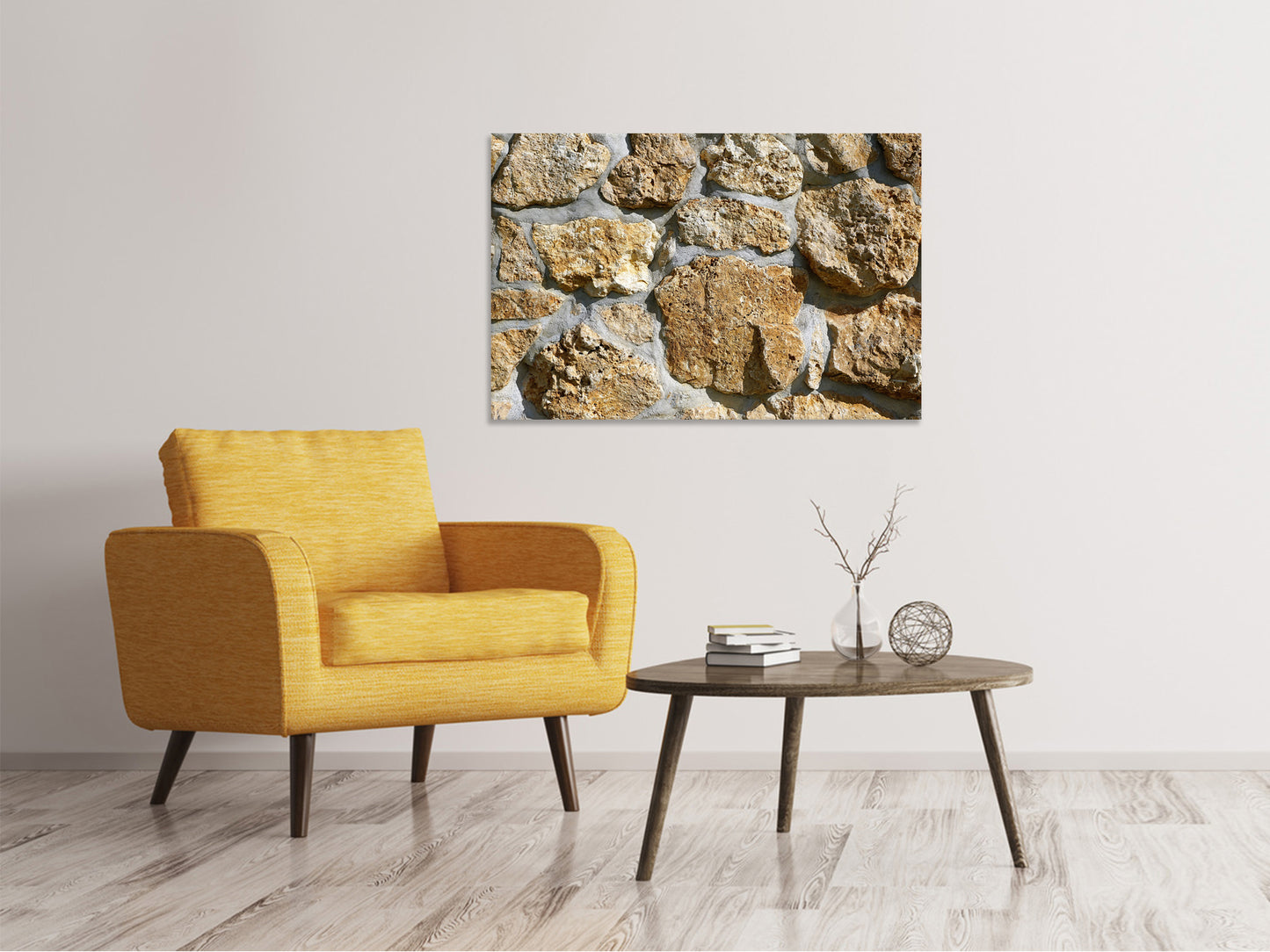 Leinwandbild XL Steine