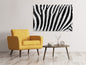 Leinwandbild Streifen vom Zebra