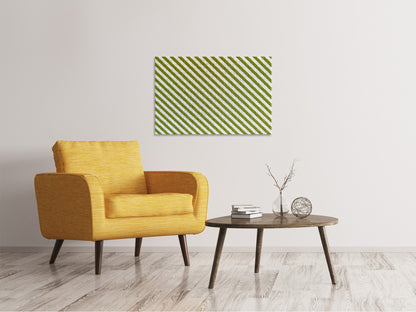 Leinwandbild Streifen von Stoff