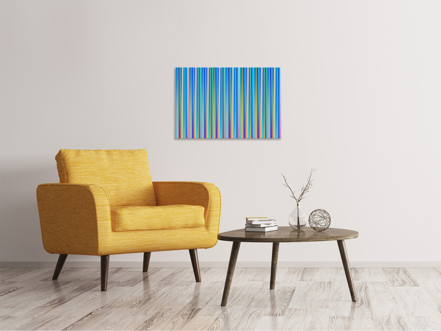 Leinwandbild Farbige Streifen
