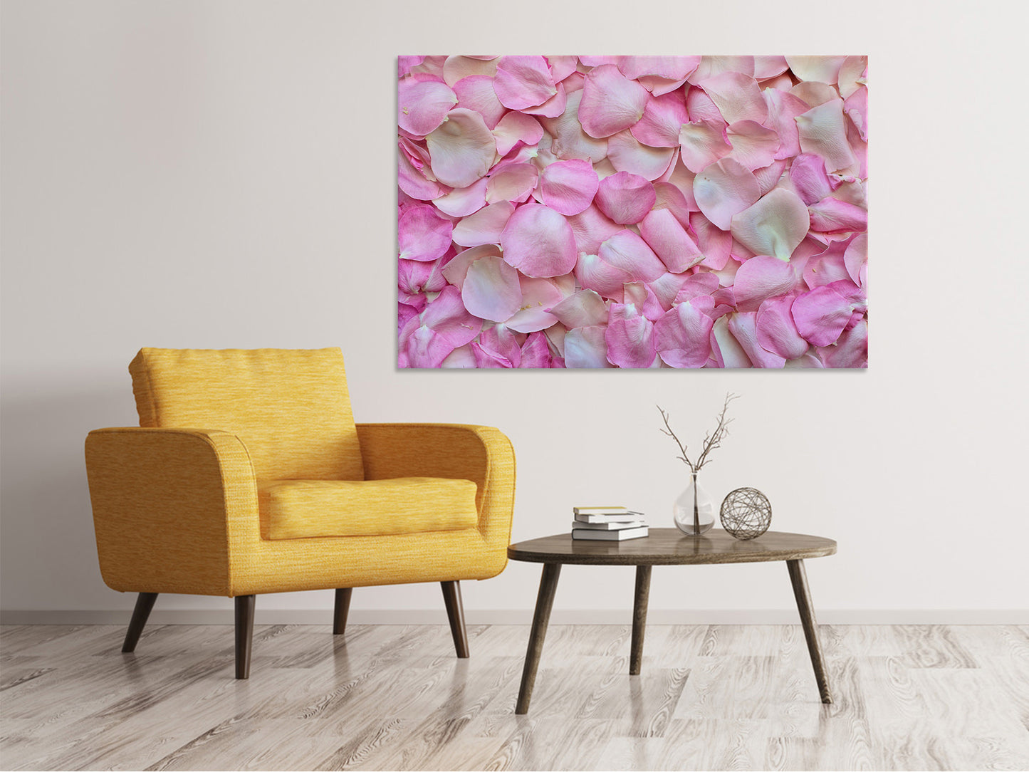 Leinwandbild Rosenblüten in rosa