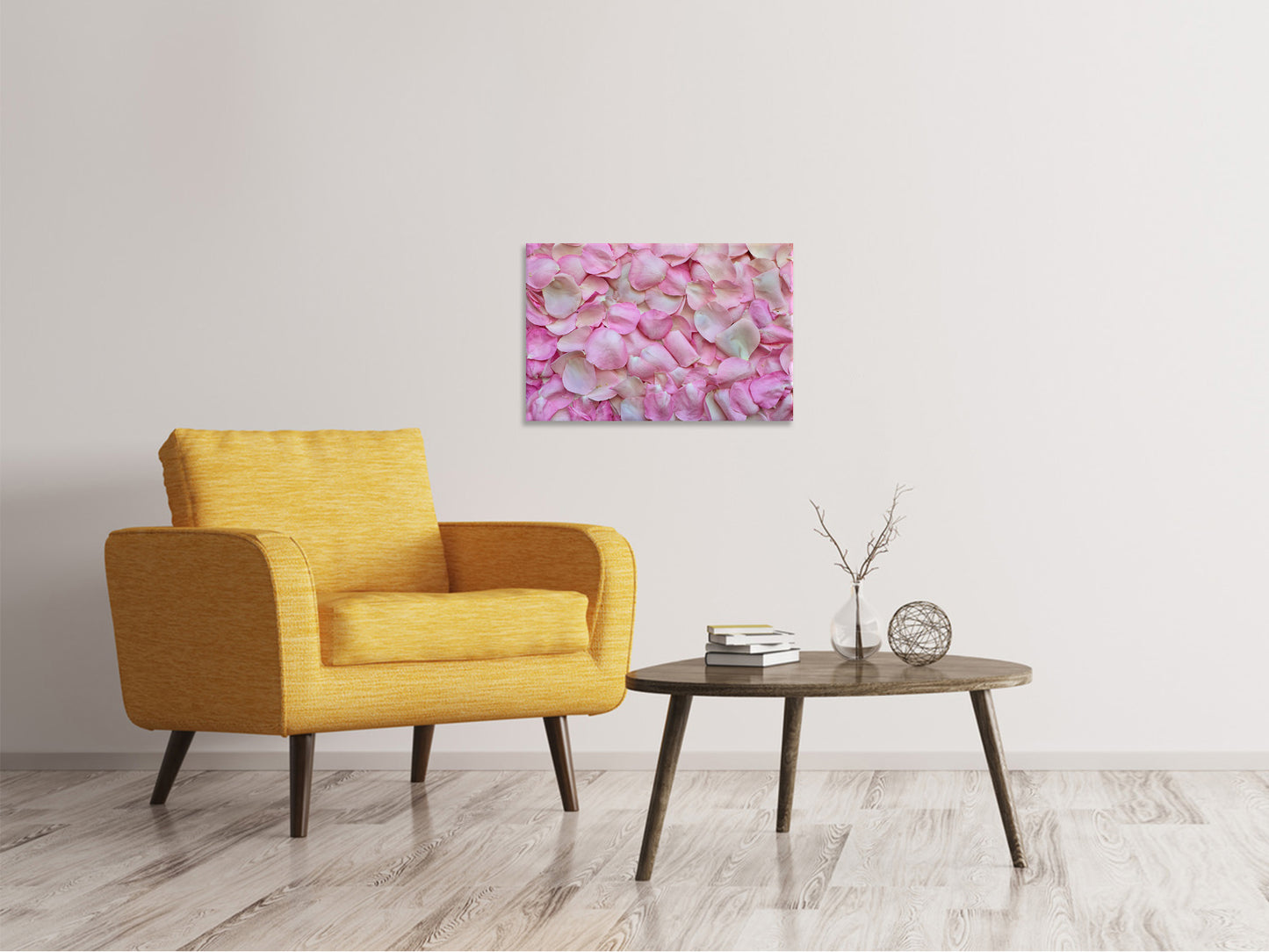Leinwandbild Rosenblüten in rosa