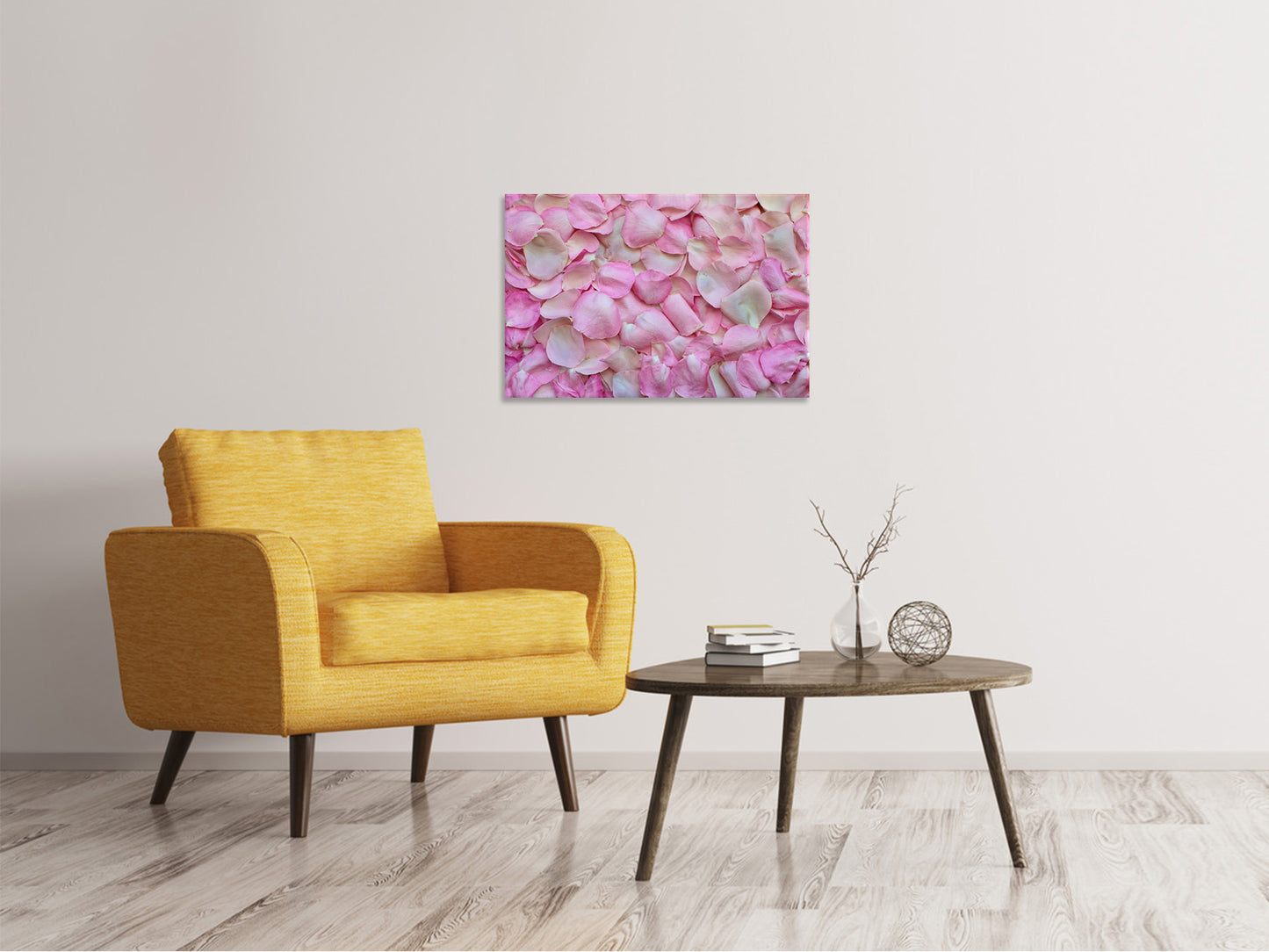 Leinwandbild Rosenblüten in rosa