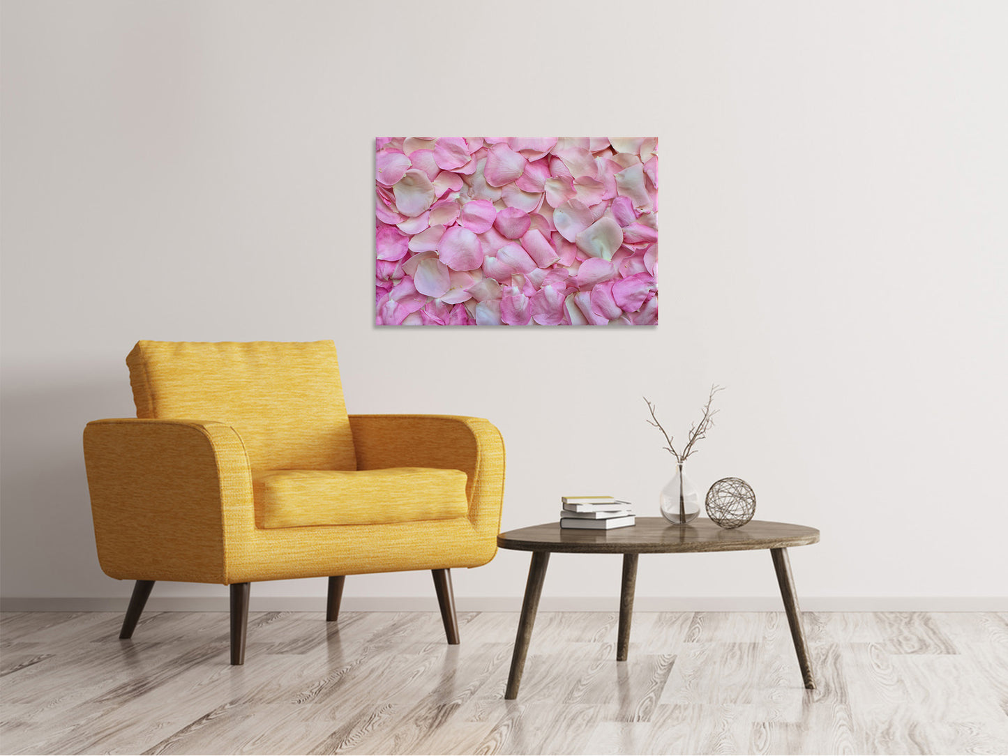 Leinwandbild Rosenblüten in rosa