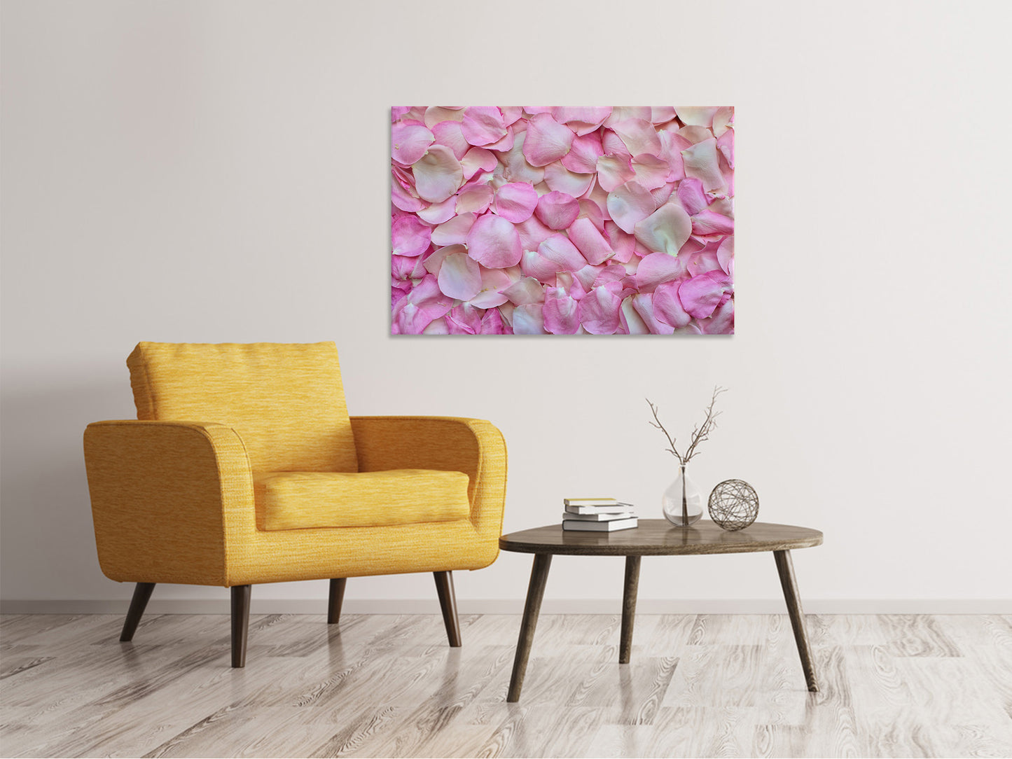 Leinwandbild Rosenblüten in rosa