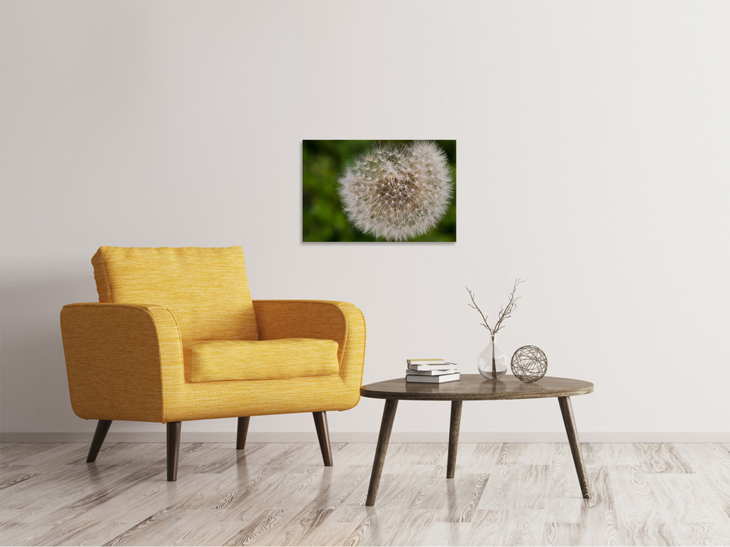 Leinwandbild Der Löwenzahn in der Natur