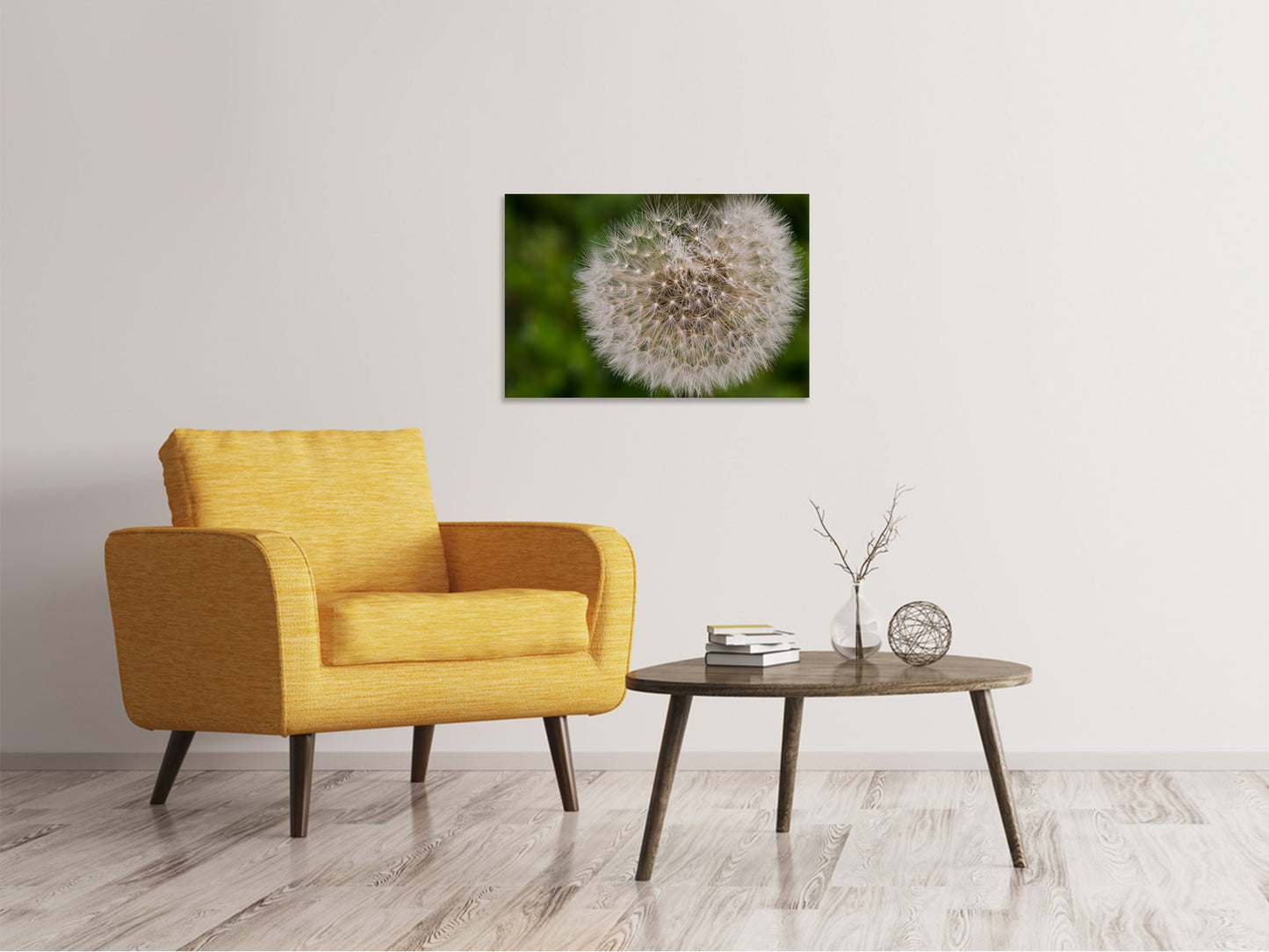 Leinwandbild Der Löwenzahn in der Natur