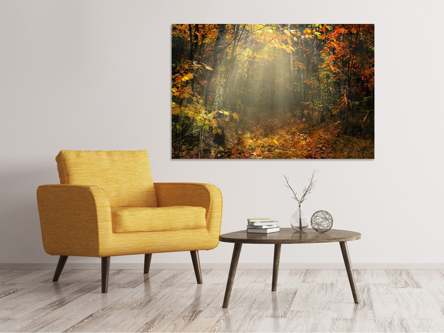 Leinwandbild Wir lieben Herbst