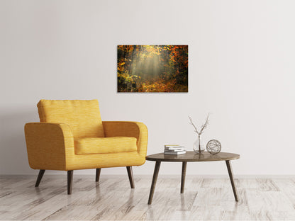 Leinwandbild Wir lieben Herbst