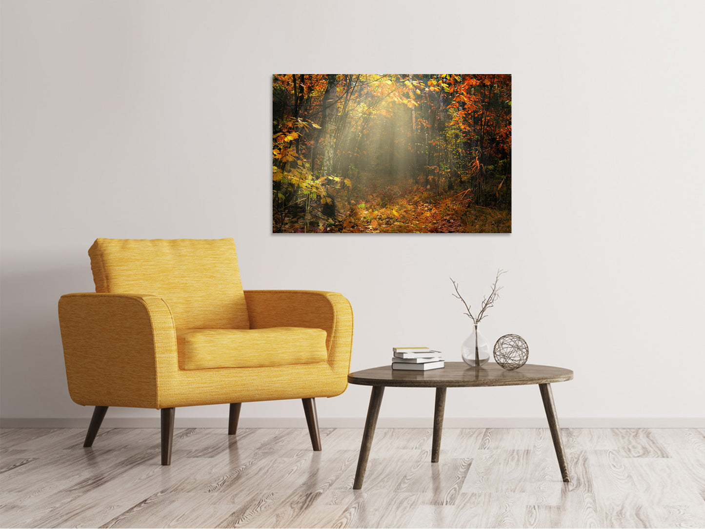 Leinwandbild Wir lieben Herbst