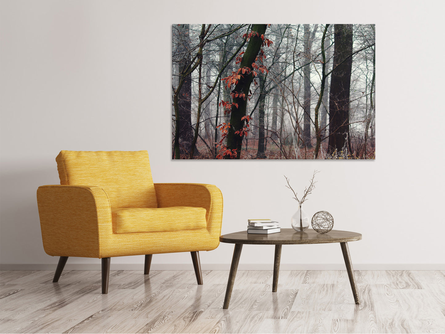 Leinwandbild Herbst Winter