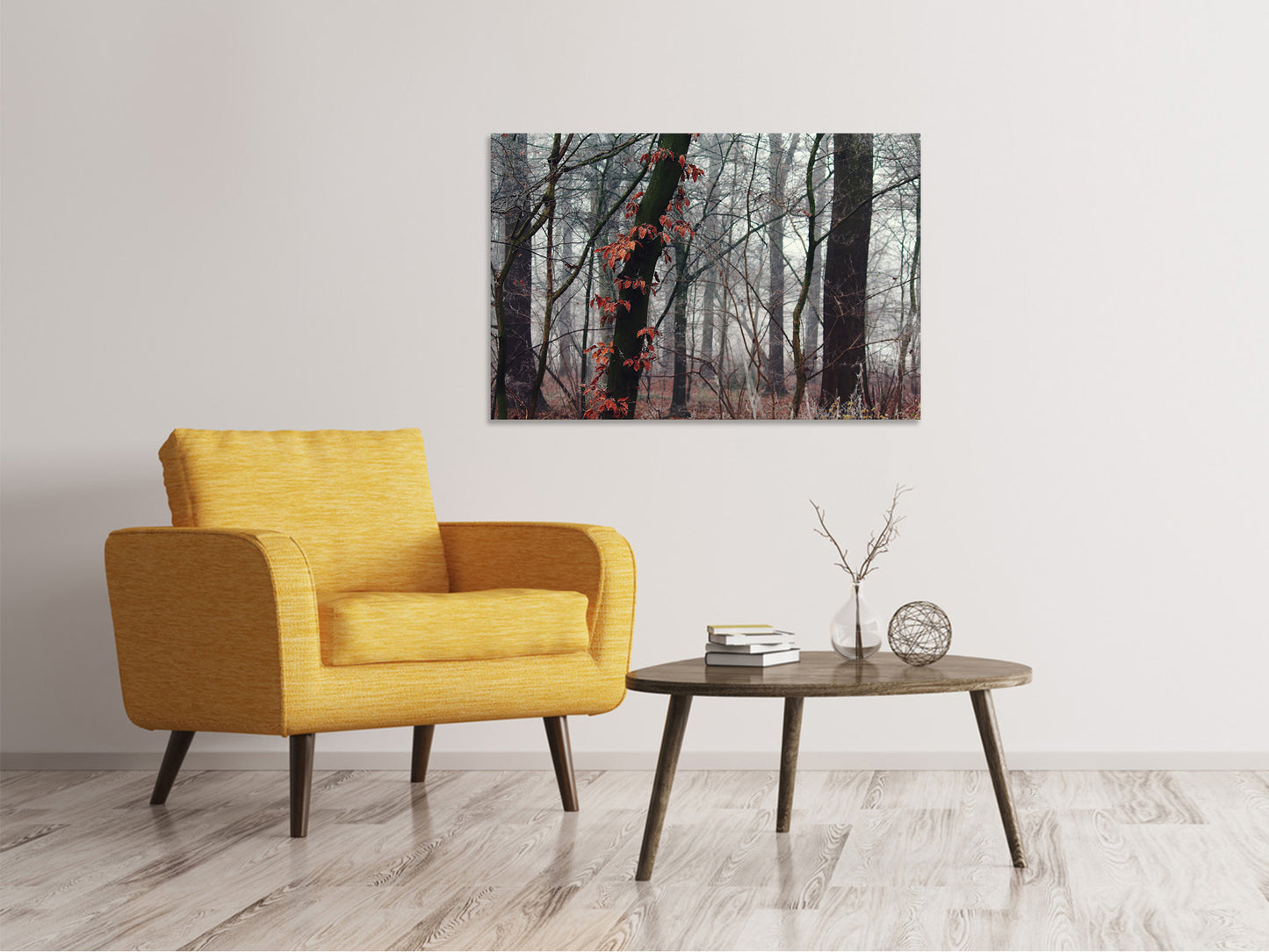 Leinwandbild Herbst Winter