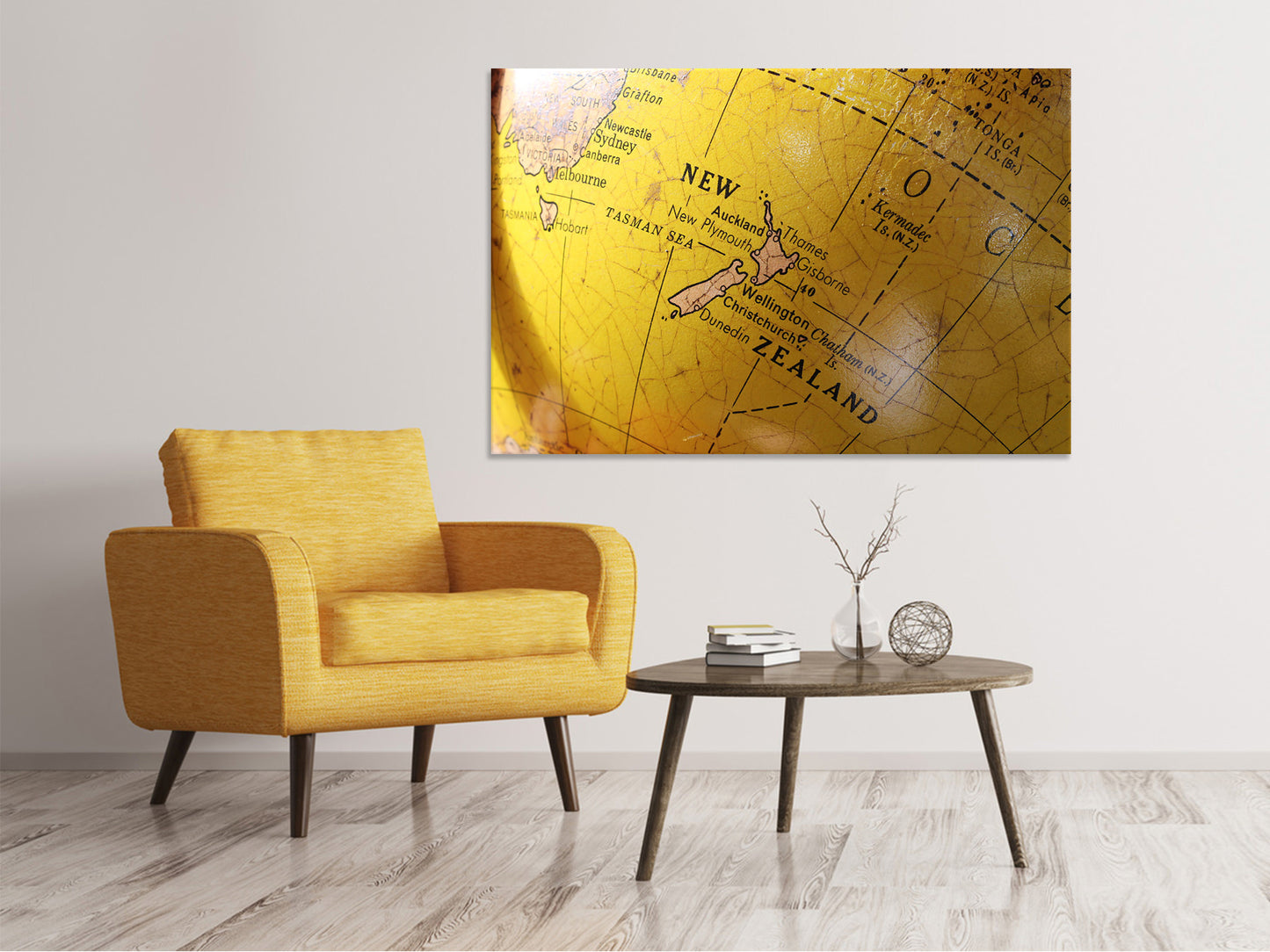 Leinwandbild Globus XXL