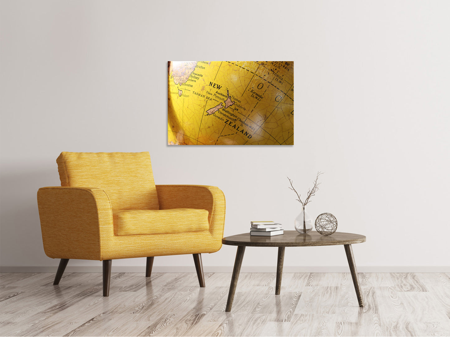 Leinwandbild Globus XXL