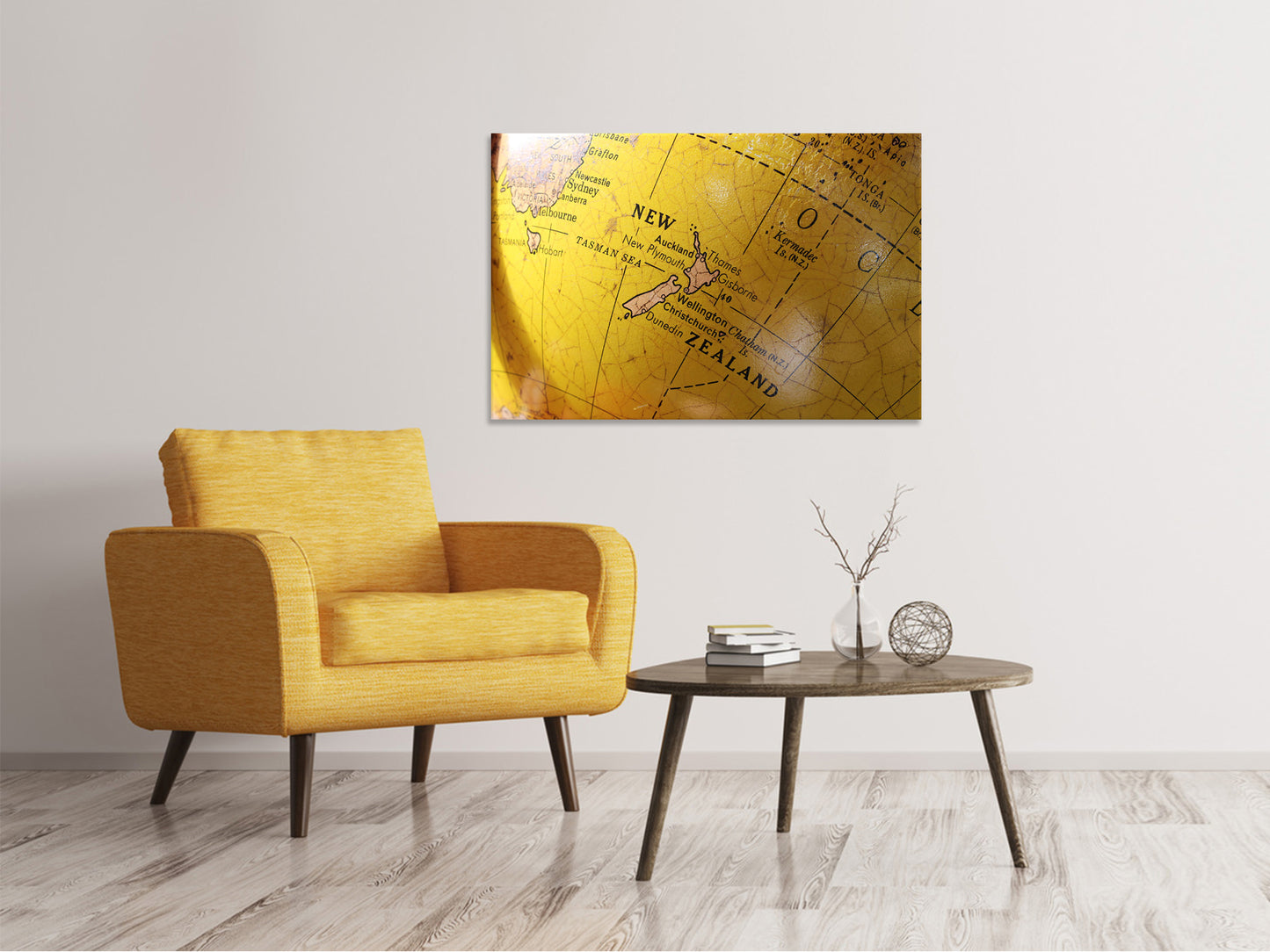 Leinwandbild Globus XXL