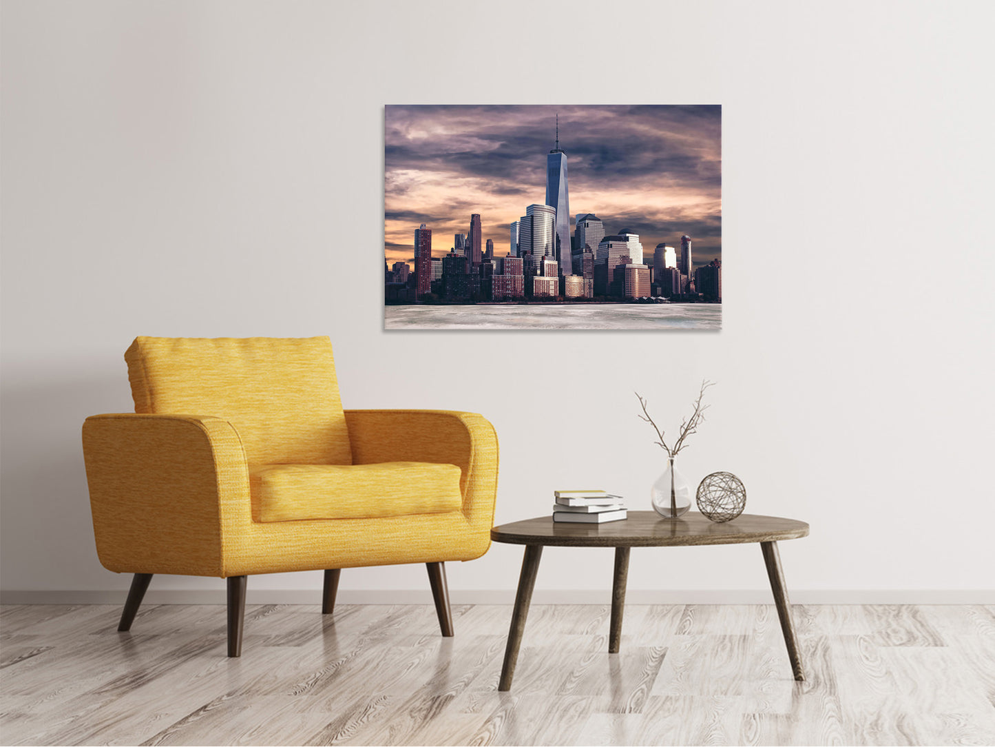 Leinwandbild Seattle bei Sonnenuntergang