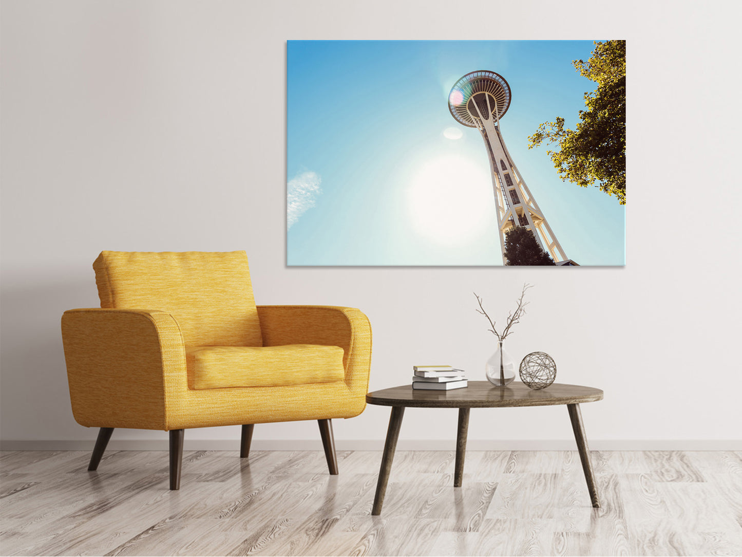 Leinwandbild Sonnenschein in Seattle