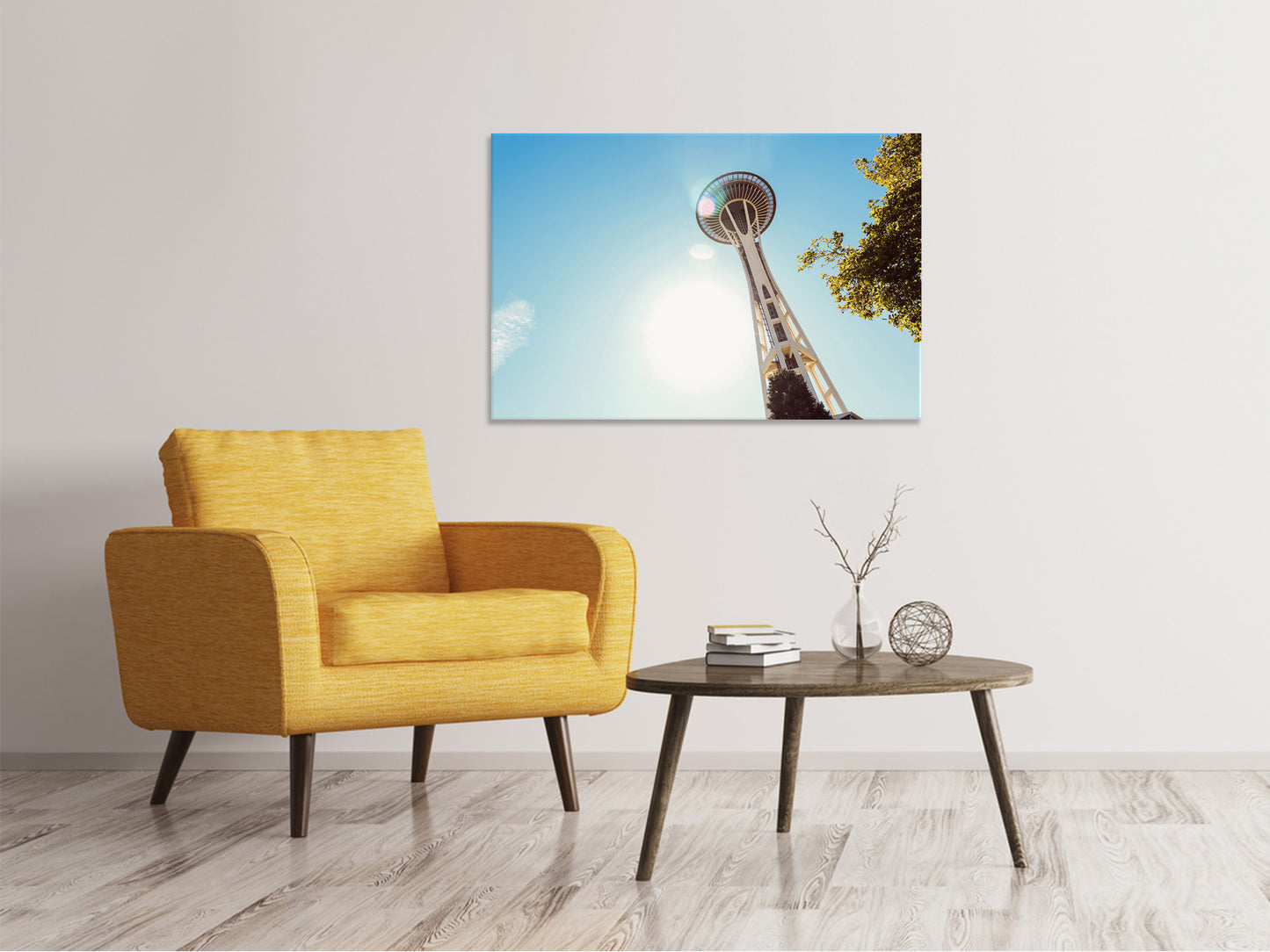 Leinwandbild Sonnenschein in Seattle
