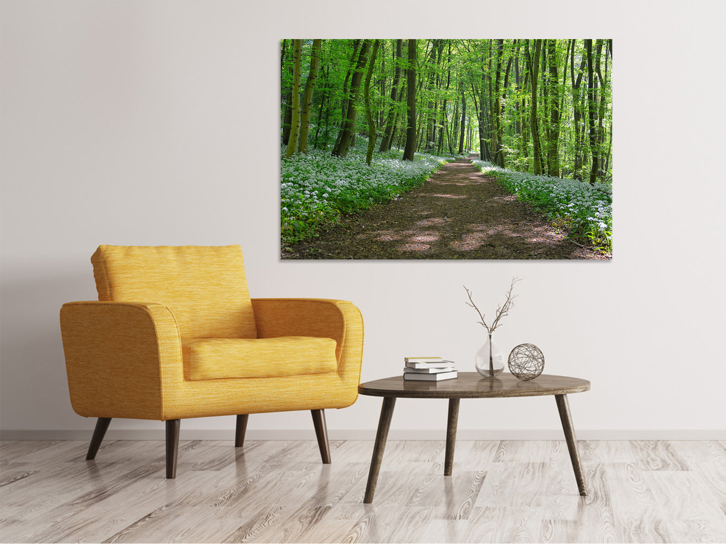 Leinwandbild Wir lieben den Sommer im Wald