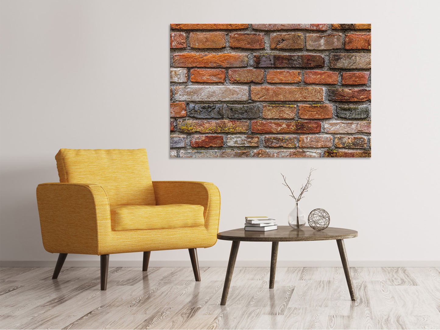 Leinwandbild Alte Klinker