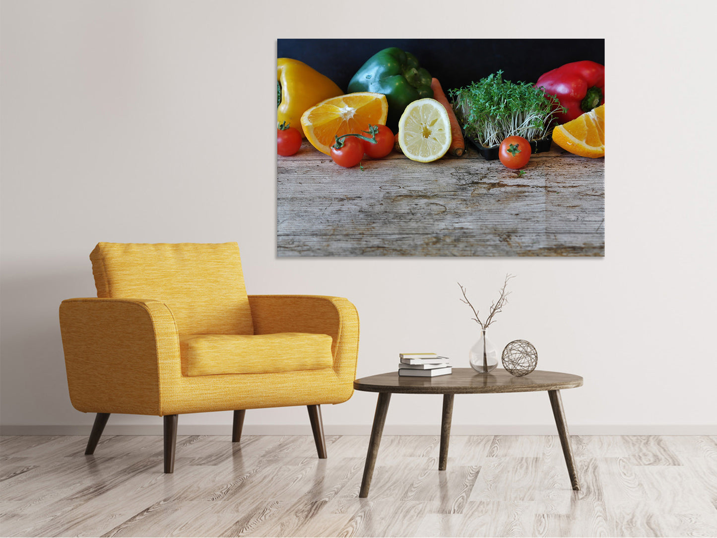 Leinwandbild Obst und Gemüse