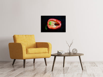 Leinwandbild Rote Paprika