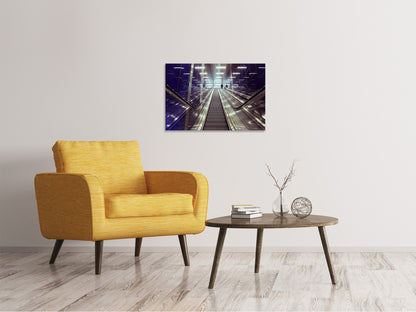 Leinwandbild Moderne Rolltreppen