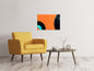 Leinwandbild Retro Schallplatten Motiv