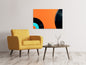 Leinwandbild Retro Schallplatten Motiv