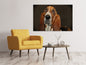 Leinwandbild Typisch Basset